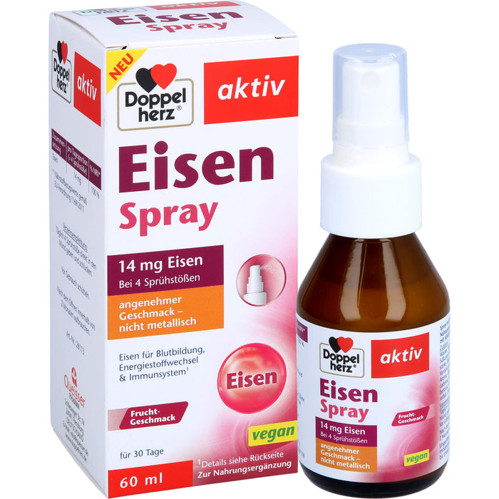 Doppelherz aktiv Eisen Spray mit Frucht-Geschmack, 60 ml Lösung