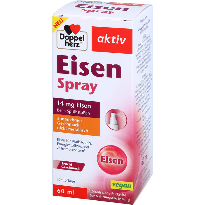 Doppelherz aktiv Eisen Spray mit Frucht-Geschmack, 60 ml Lösung
