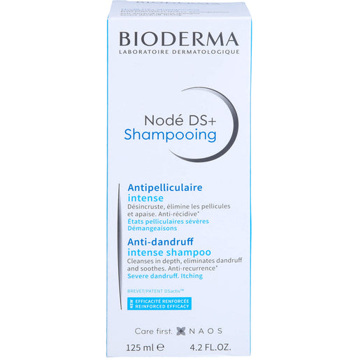 BIODERMA Nodé DS Shampoo bei hartnäckigen, fettenden Schuppen mit Juckreiz, 125 ml Shampoo