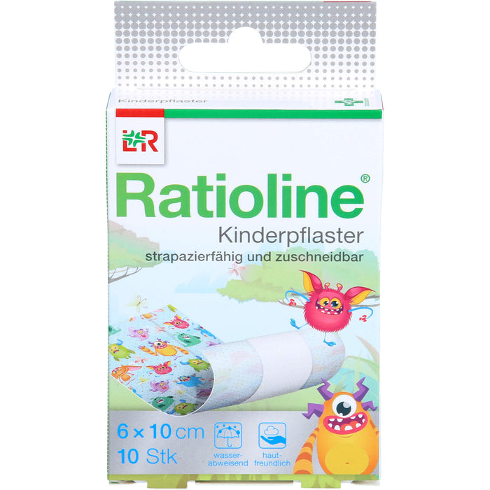 Ratioline Kinderpflaster zuschneidbar 6 cm x 1 m, 10 St. Pflaster