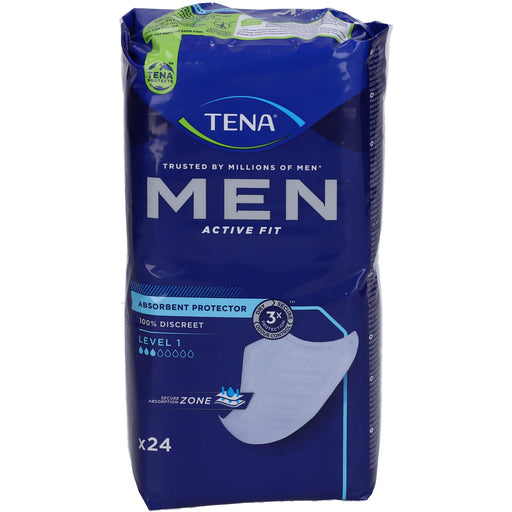 TENA Men Active Fit Level 1 Inkontinenzeinlagen, 24 St. Einlagen