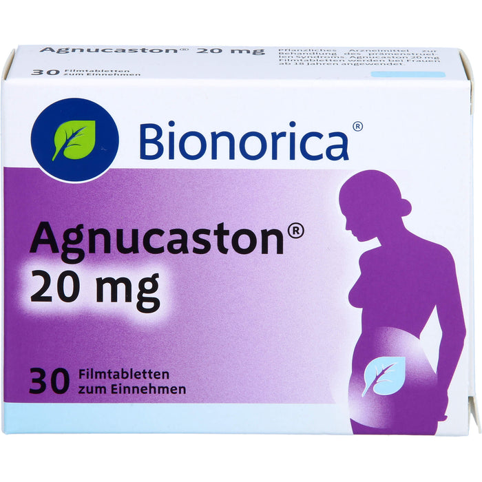 Bionorica Agnucaston 20 mg Filmtabletten beim prämenstruellen Syndrom, 30 St. Tabletten