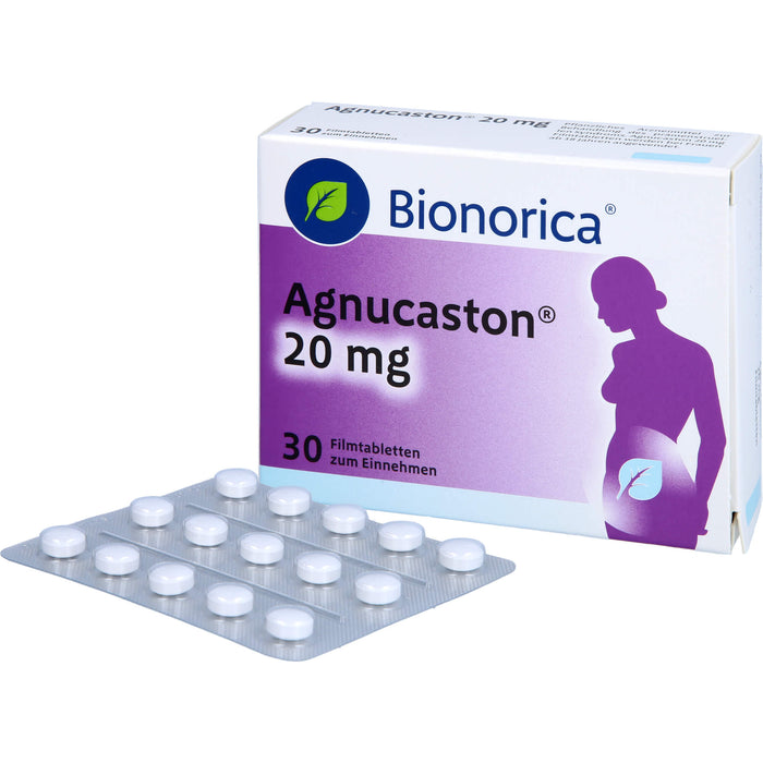 Bionorica Agnucaston 20 mg Filmtabletten beim prämenstruellen Syndrom, 30 St. Tabletten