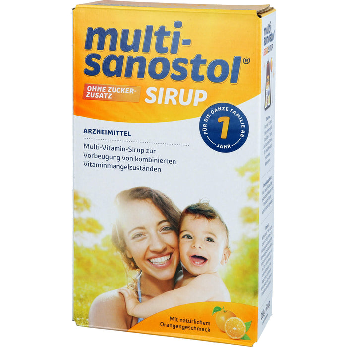 multi-sanostol Sirup ohne Zuckerzusatz, 260 g Solution