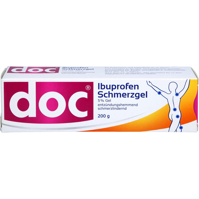Doc Ibuprofen Schmerzgel 5 %, 200 g Gel