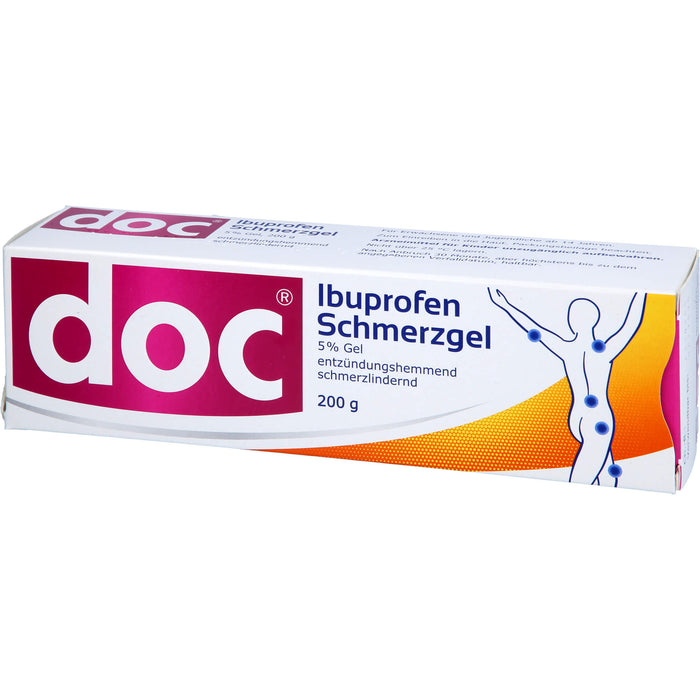 Doc Ibuprofen Schmerzgel 5 %, 200 g Gel