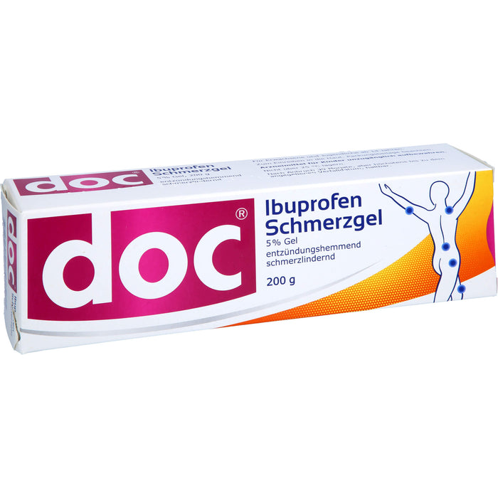 Doc Ibuprofen Schmerzgel 5 %, 200 g Gel