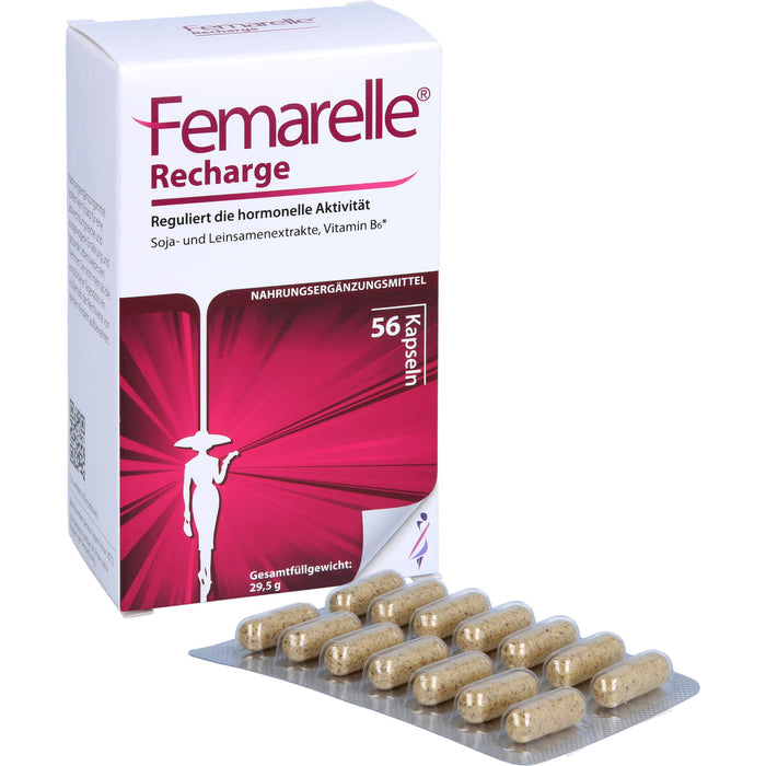 Femarelle Recharge Kapseln reguliert die hormonelle Aktivität, 56 St. Kapseln