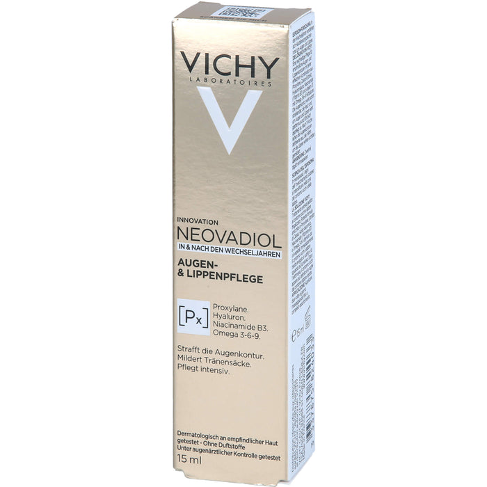 VICHY Neovadiol straffende Anti-Aging Augen- & Lippenpflege, 15 ml Creme