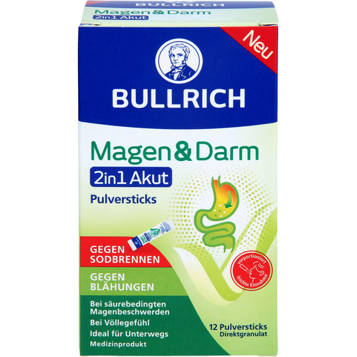 BULLRICH Magen und Darm 2in1 Akut, 12 St BEU