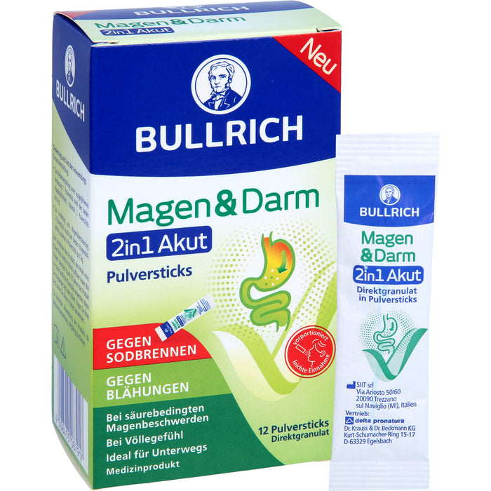 BULLRICH Magen und Darm 2in1 Akut, 12 St BEU