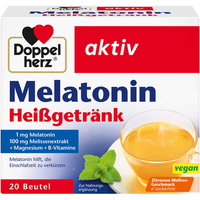 Doppelherz Melatonin Heißgetränk, 20 St GRA