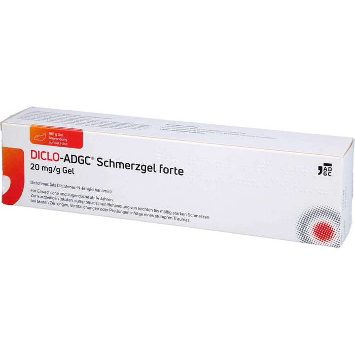 ADGC Diclo Schmerzgel forte 20 mg/g Gel, 180 g Gel