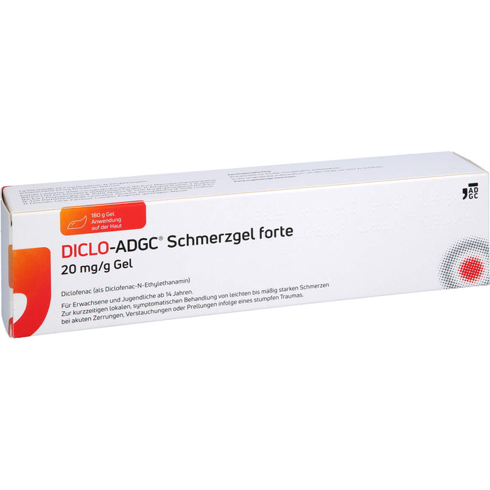 ADGC Diclo Schmerzgel forte 20 mg/g Gel, 180 g Gel