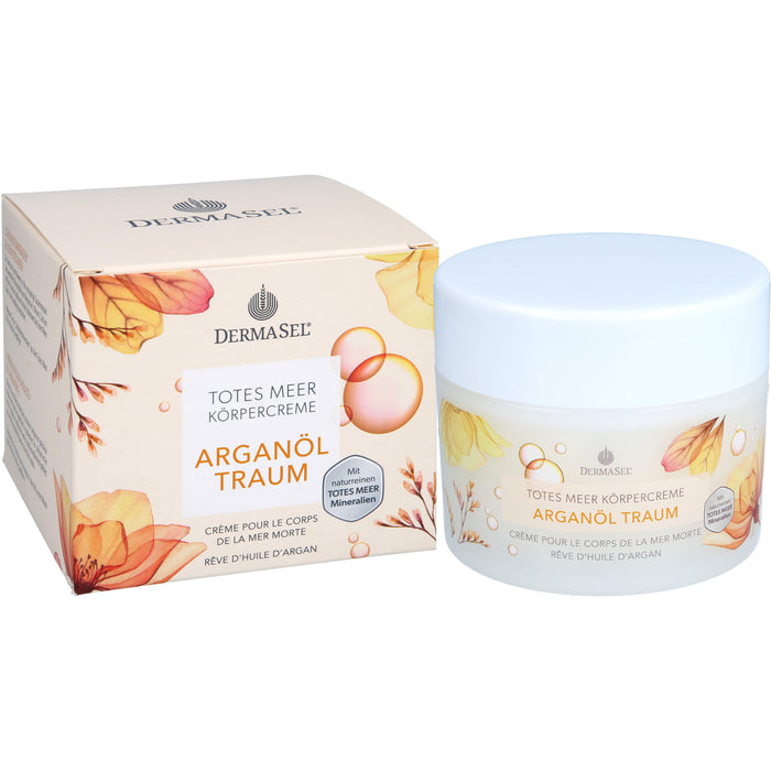 DERMASEL Totes Meer Arganöl Traum Körpercreme, 200 ml Cream