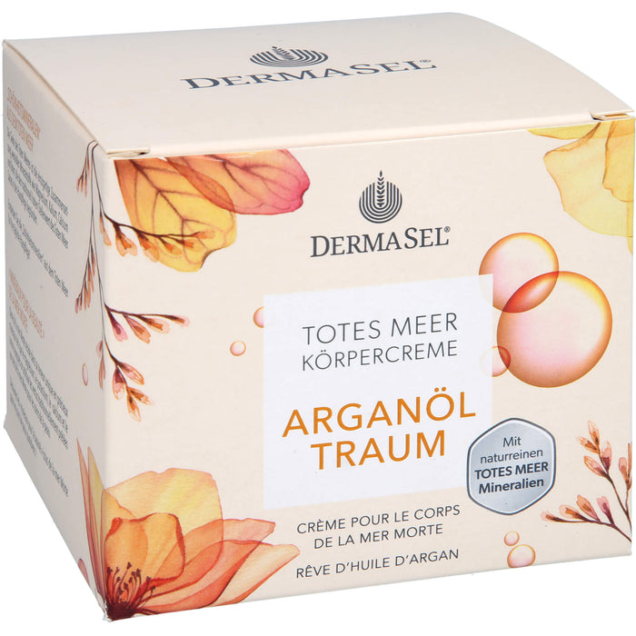 DERMASEL Totes Meer Arganöl Traum Körpercreme, 200 ml Cream