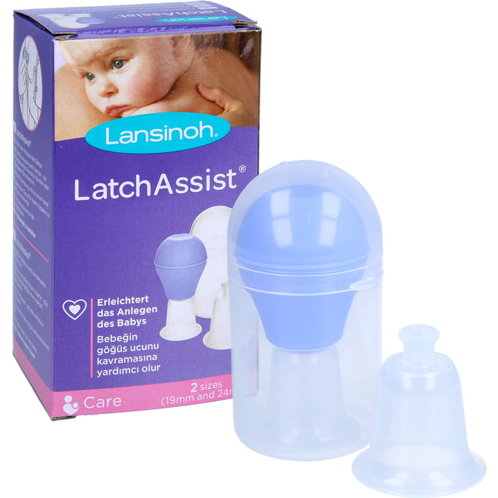 Lansinoh LatchAssist Brustwarzenformer erleichtert das Anlegen des Babys, 1 St. Zubehör