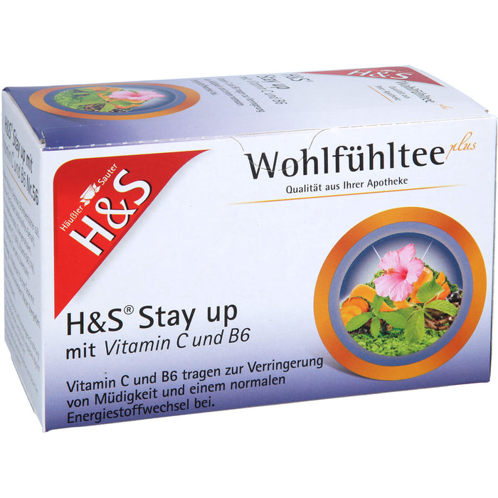 H&S Stay up mit Vitamin C und B6, 20X1.5 g FBE