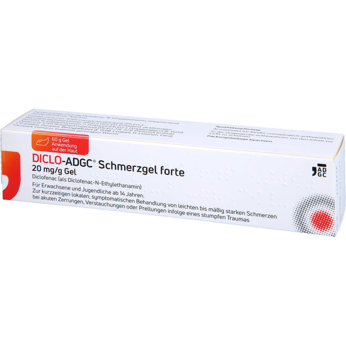 Diclo ADGC Schmerzgel forte 20 mg/g Gel bei Schmerzen, 60 g Gel