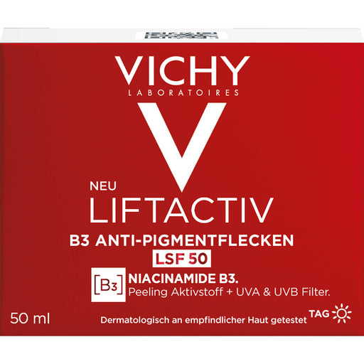 VICHY Liftactiv B3 Anti-Pigmentflecken Tagescreme LSF 50, 50 ml Creme
