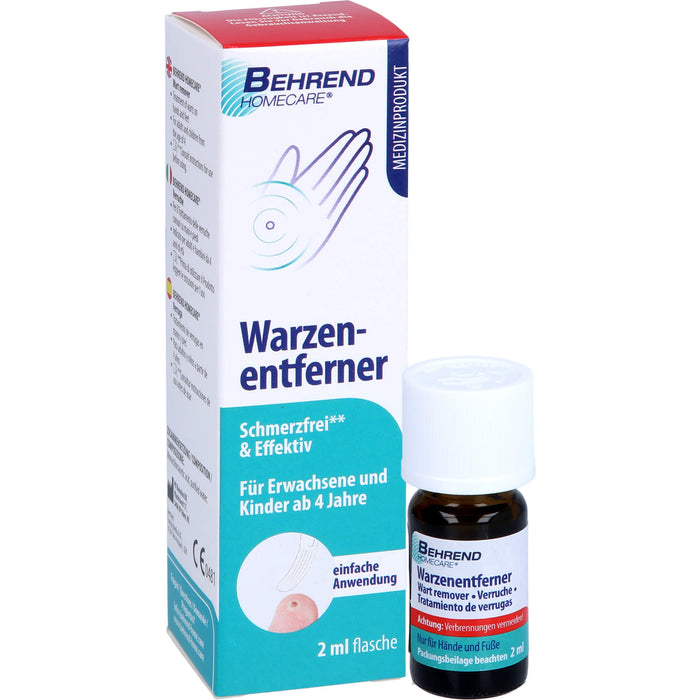 Behrend Warzenentferner für Hand & Fuß, 2 ml Solution