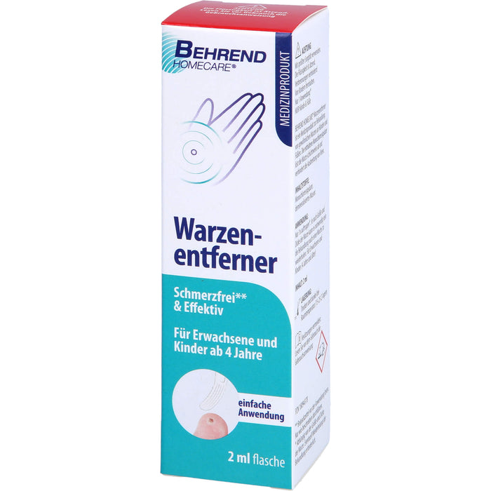 Behrend Warzenentferner für Hand & Fuß, 2 ml Solution