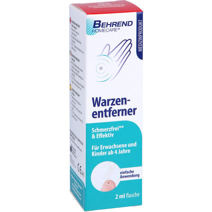 Behrend Warzenentferner für Hand & Fuß, 2 ml Solution
