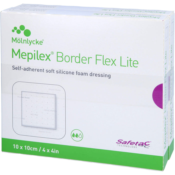 Mepilex Border Flex Lite Schaumverband 10 x 10 cm, 10 pc pansement