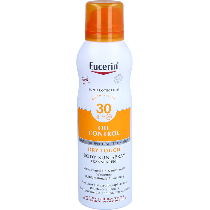 Eucerin Sun Oil Bdy Aero30, 200 ml SPR