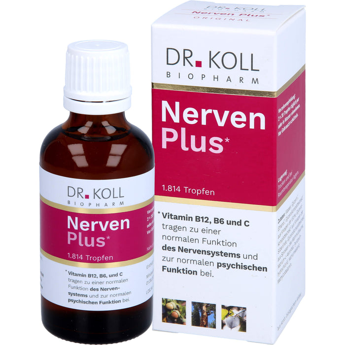 DR. KOLL Nerven Plus Gemmo Komplex Tropfen, 50 ml Solution