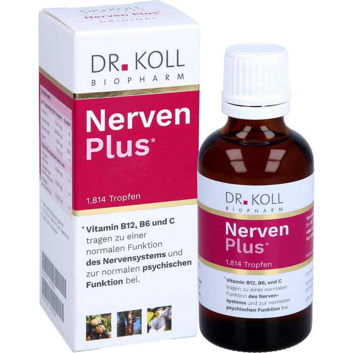 DR. KOLL Nerven Plus Gemmo Komplex Tropfen, 50 ml Solution