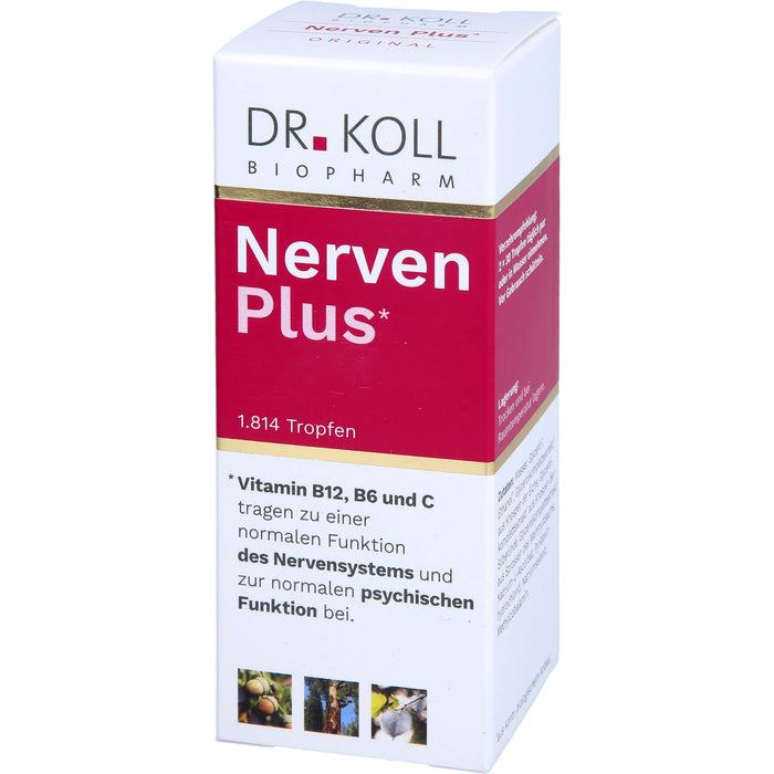 DR. KOLL Nerven Plus Gemmo Komplex Tropfen, 50 ml Solution