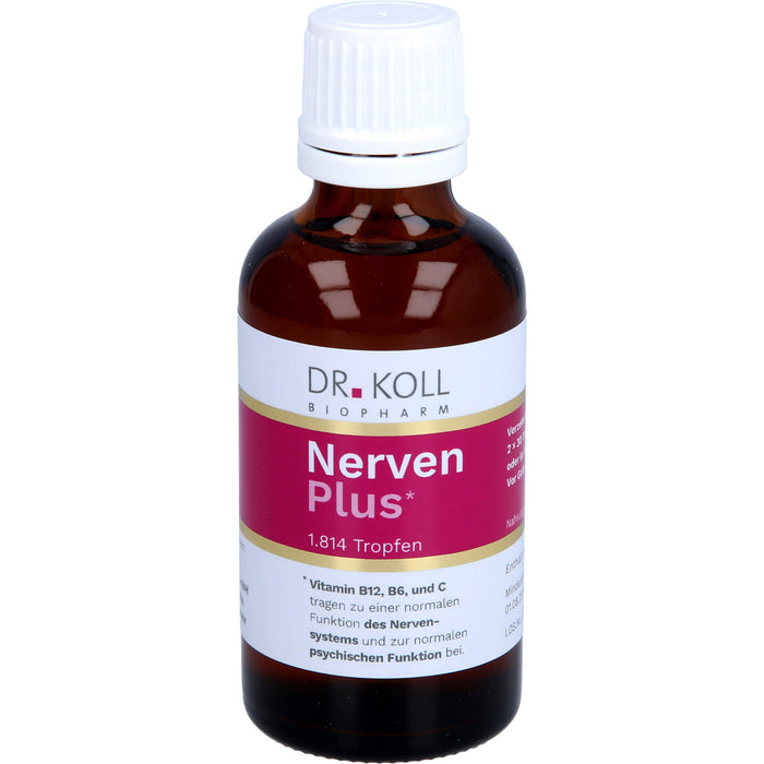 DR. KOLL Nerven Plus Gemmo Komplex Tropfen, 50 ml Solution