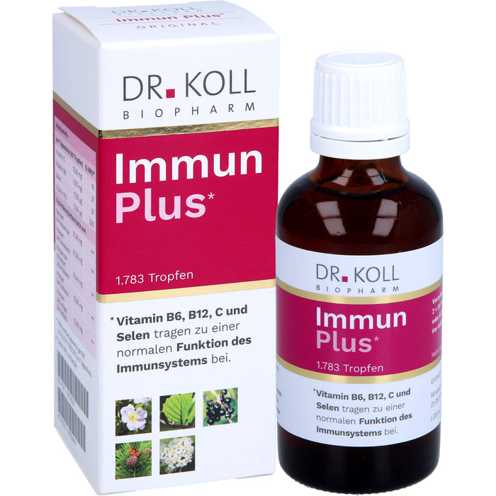 Dr. Koll Immun Plus Tropfen zur Unterstützung des Immunsystems, 50 ml Tropfen