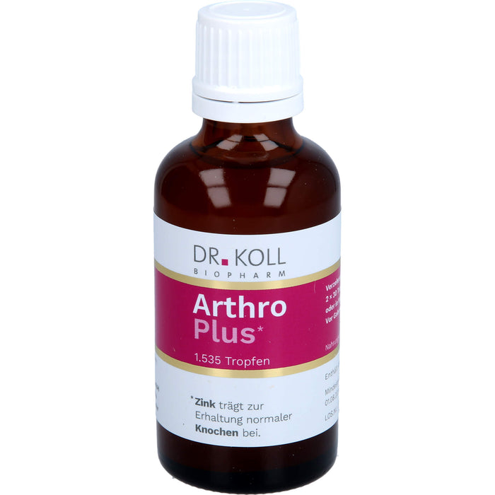 Dr. Koll Arthro Plus Tropfen tragen zur Erhaltung normaler Knochen bei, 50 ml Tropfen