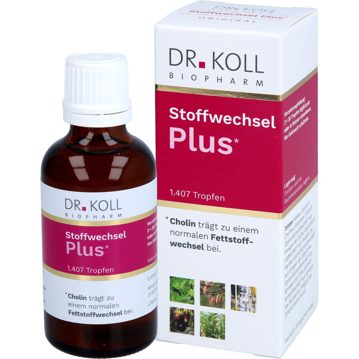 DR. KOLL Stoffwechsel Plus Gemmo Komplex Tropfen, 50 ml Solution