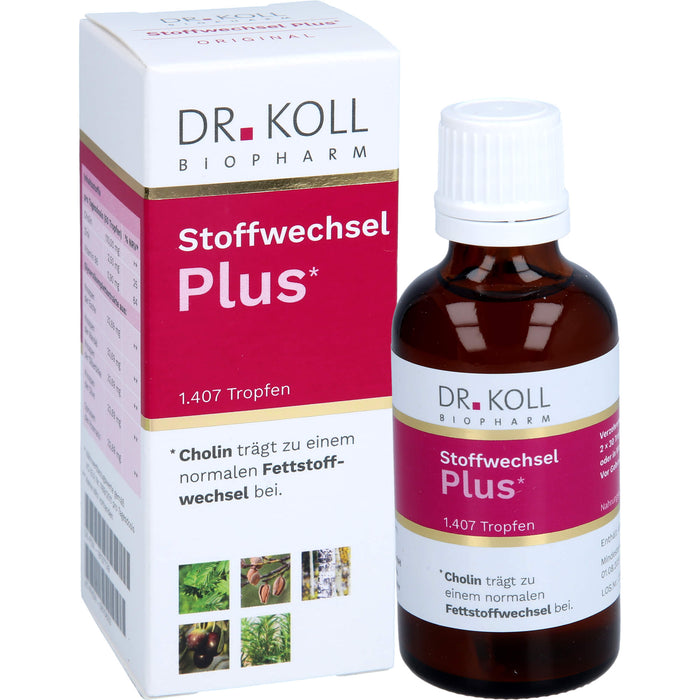 DR. KOLL Stoffwechsel Plus Gemmo Komplex Tropfen, 50 ml Solution