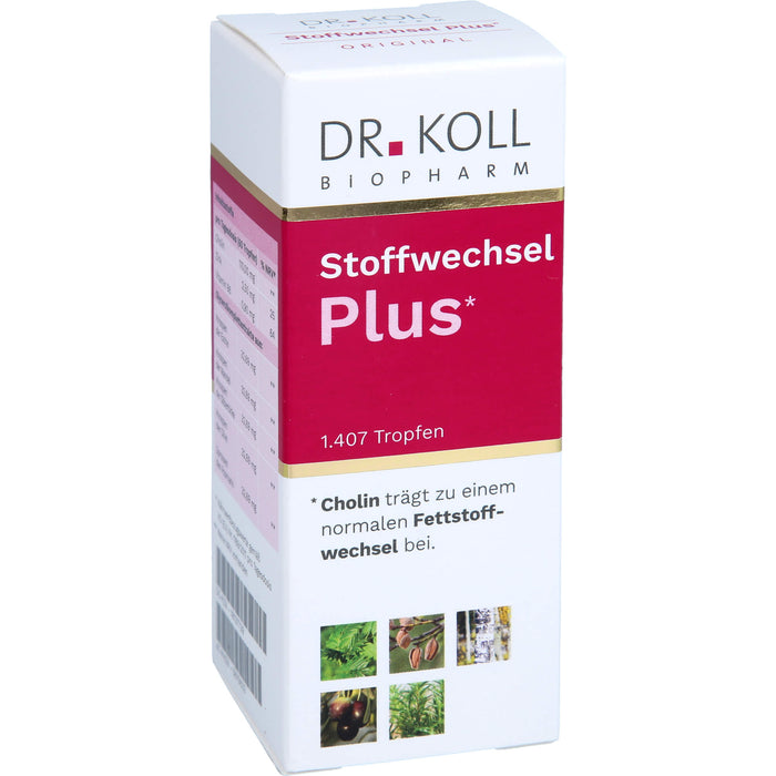 DR. KOLL Stoffwechsel Plus Gemmo Komplex Tropfen, 50 ml Solution