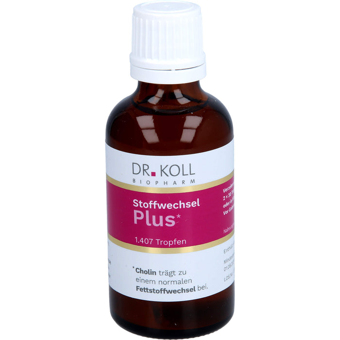 DR. KOLL Stoffwechsel Plus Gemmo Komplex Tropfen, 50 ml Solution