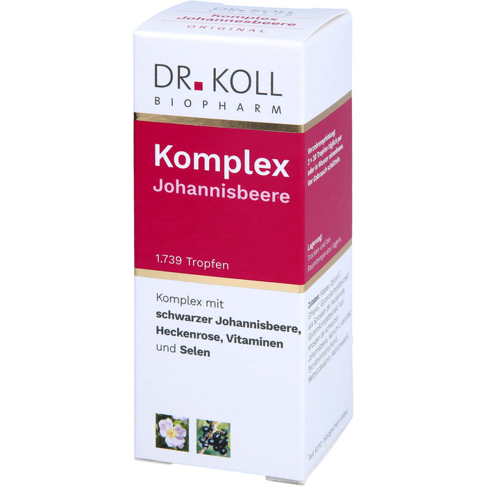 DR. KOLL Komplex Johannisbeere Tropfen, 50 ml Lösung