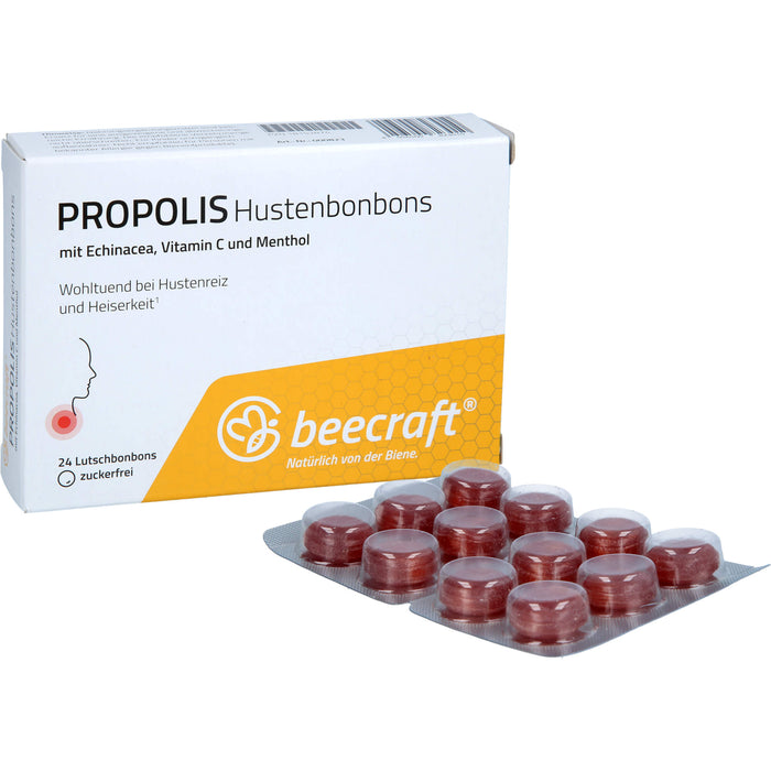 Beecraft Propolis Husten-Bonbons, 24 St. Bonbons