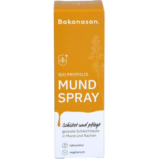 Bakanasan Bio Propolis Mundspray schützt und pflegt gereizte Schleimhäute, 15 ml Lösung