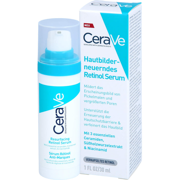 CeraVe hautbilderneuerndes Retinol Serum für unebene und unreine Haut, 30 ml Gel