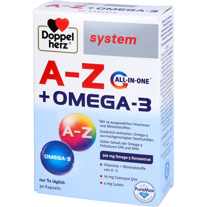Doppelherz system A-Z + Omega-3 All in one Kapseln, 30 pcs. Capsules