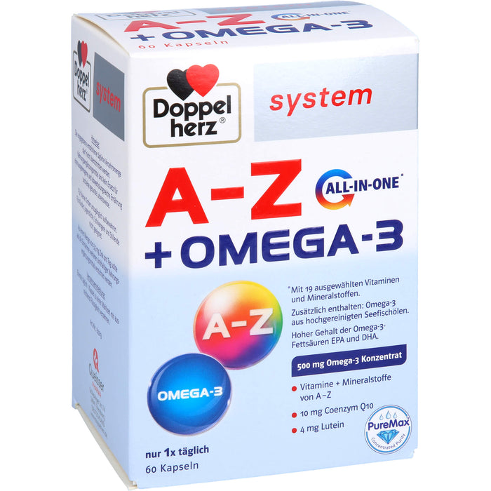 Doppelherz system A-Z + Omega-3 All in one Kapseln, 60 pcs. Capsules