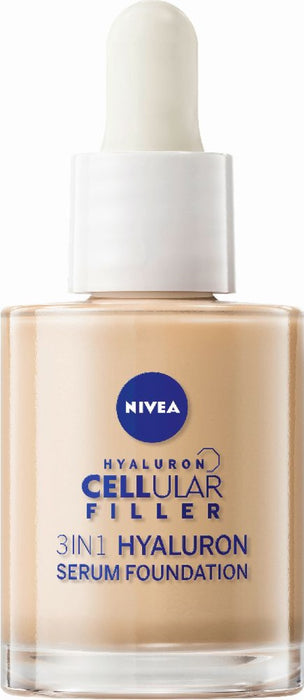 NIVEACellular Filler 3in1 HyaluronSer.Found.mittel, 30 ml Creme
