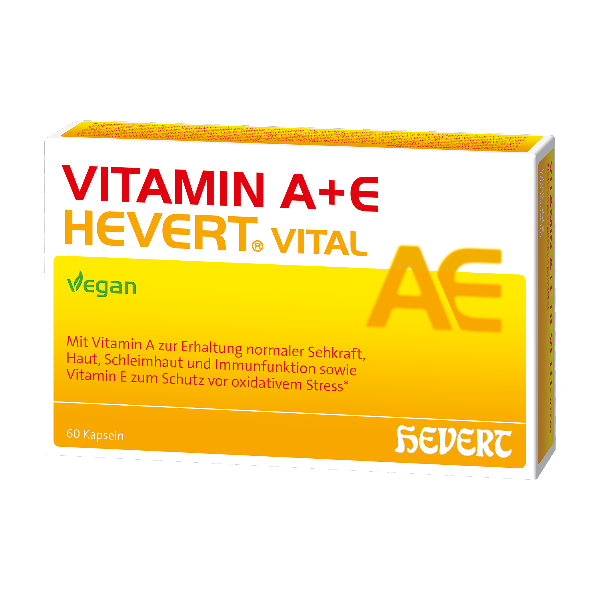 Vitamin A+E Hevert Vital, 60 St. Kapseln Hevert-Testen