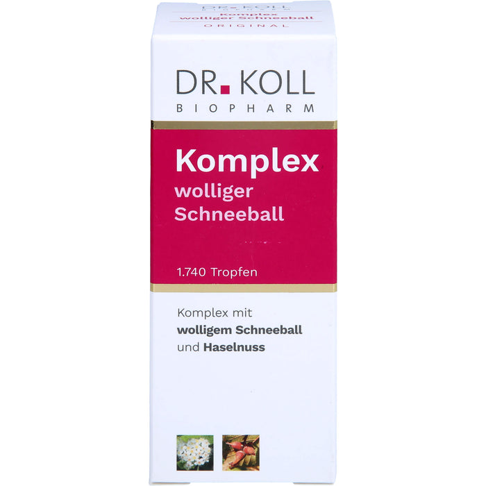 DR. KOLL Komplex wolliger Schneeball Tropfen, 50 ml Lösung