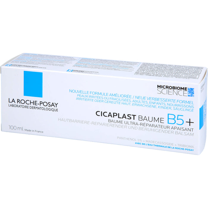La Roche-Posay Cicaplast Baume B5+ Hautbarriere-reparierender und beruhigender Balsam, 100 ml Creme