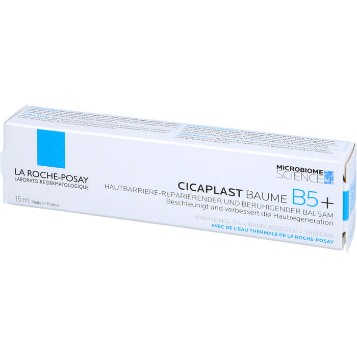 La Roche-Posay Cicaplast Baume B5+ reparierende Creme für geschädigte und irritierte Haut, 15 ml Cream
